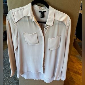H&M Long Sleeve Button Up Blouse - Size 4